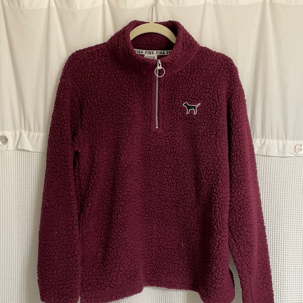 PINK Quarter Zip sweater
